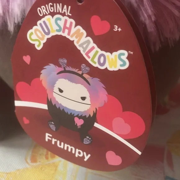 Squishmallows Frumpy Plush with Purple and Pink Accents - Picture 6 of 6